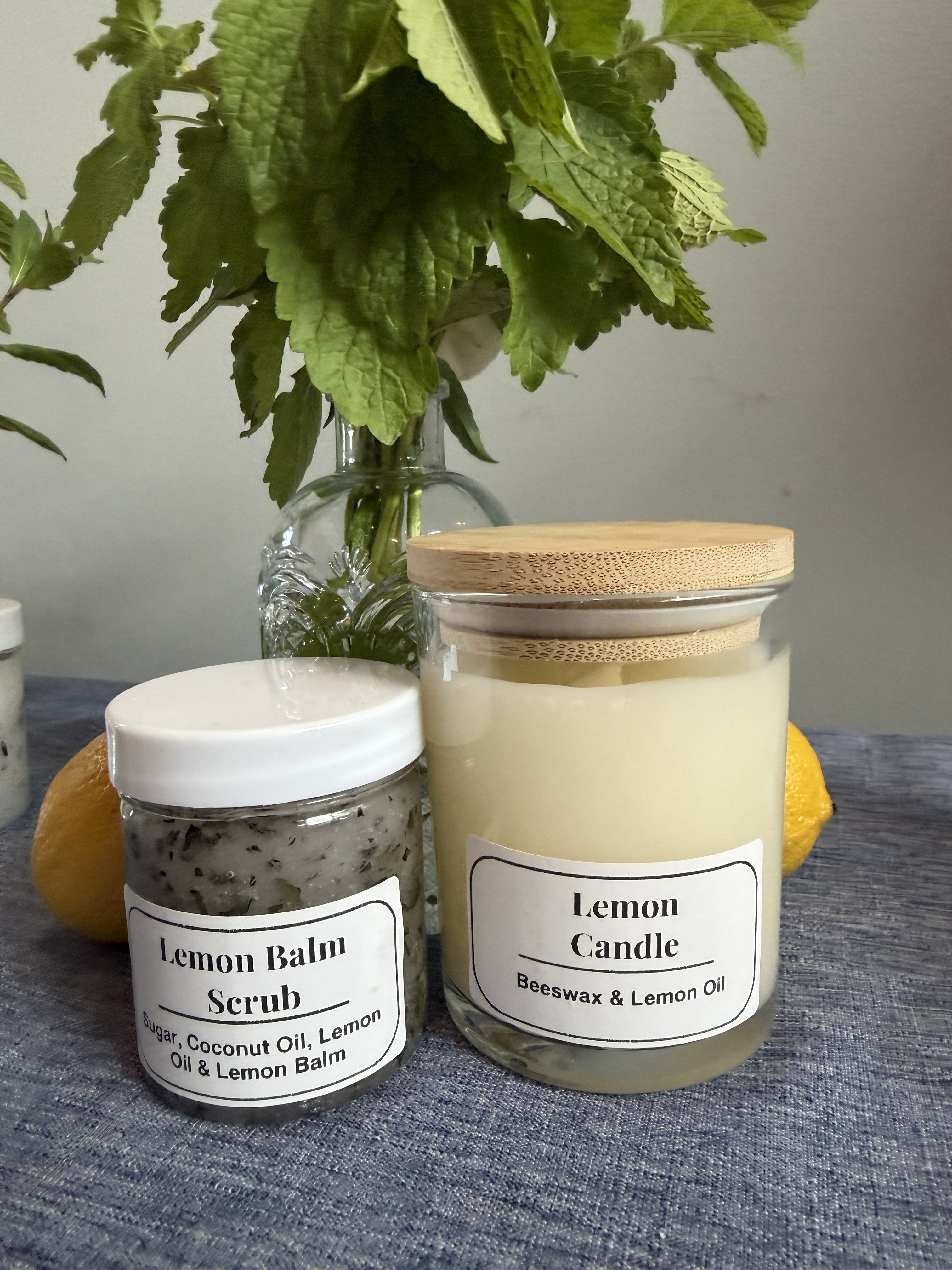 Lemon Balm Sugar Scrub